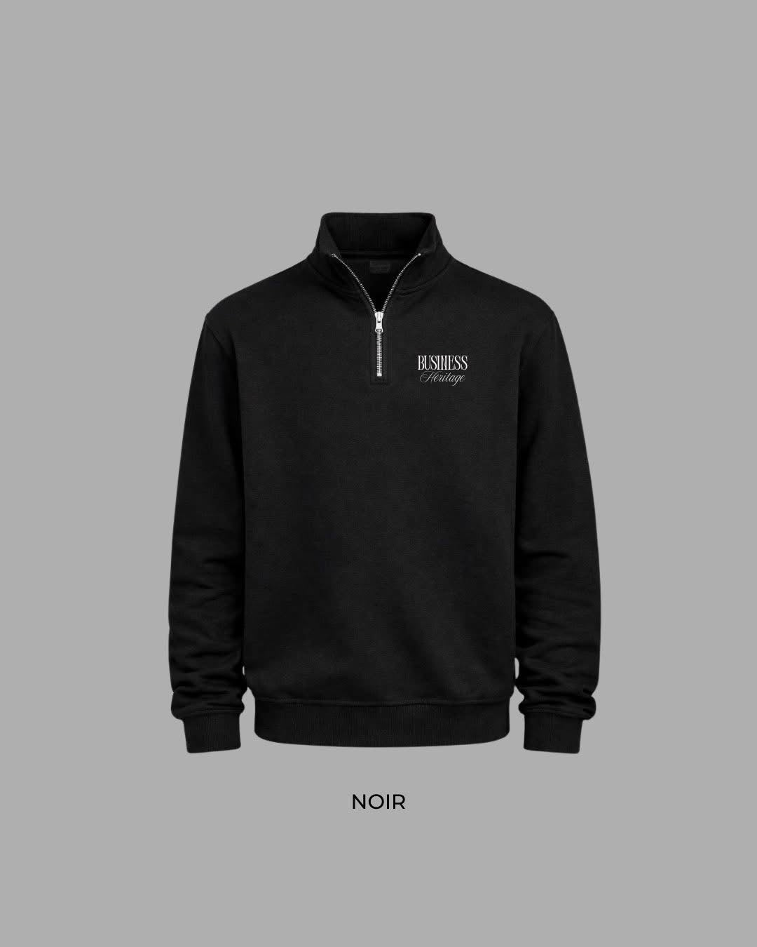 Quarter-Zip Noir