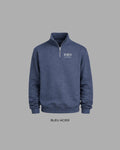 Quarter-Zip Bleu Acier
